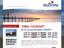 Tablet Screenshot of beachwaycondos.com